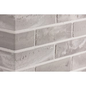 Elabrick Eckverblender Ibiza 7,1 cm x 11,5 cm/24 cm Grau-Weiß 2 m¹