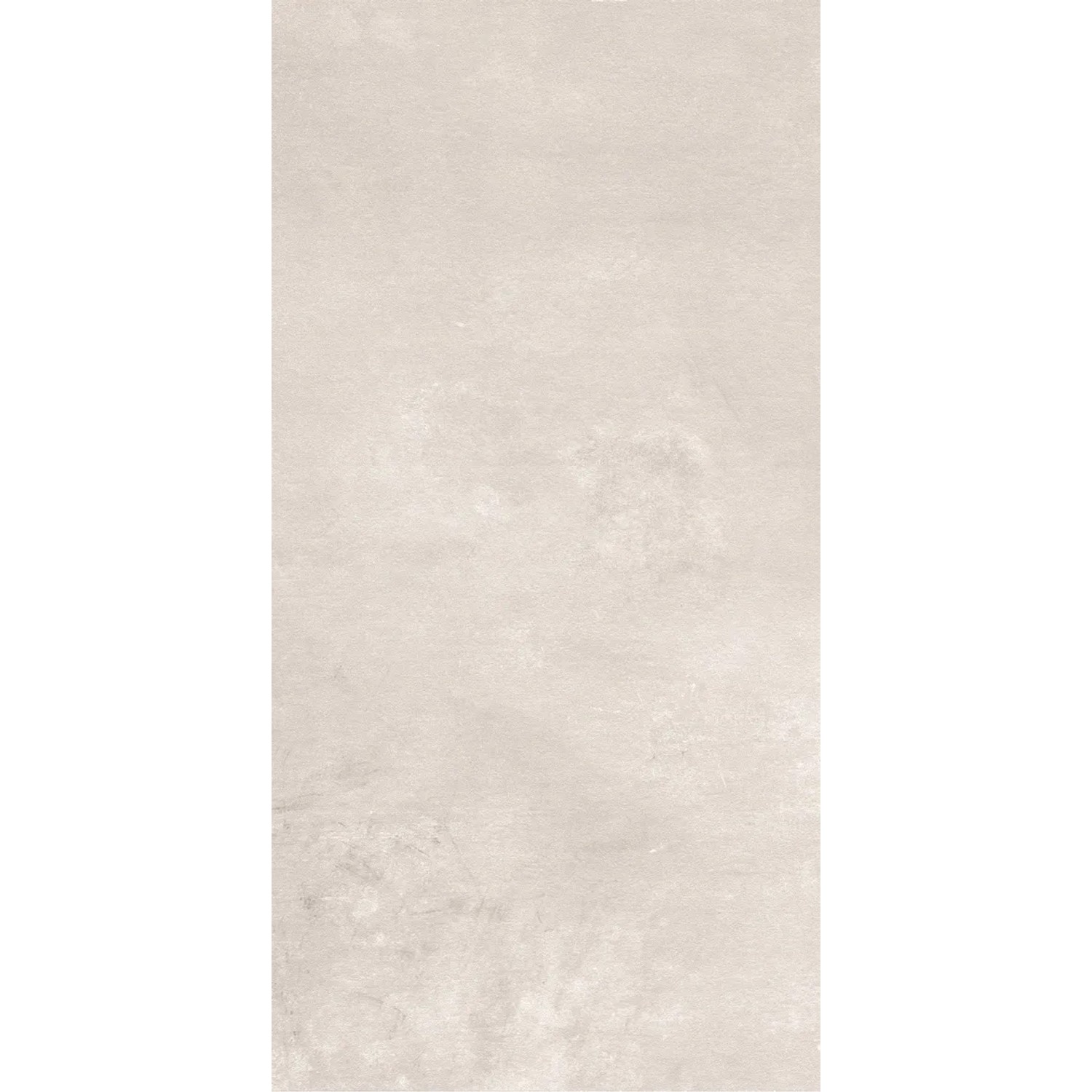 Bodenfliese Denver, Feinsteinzeug, weiß, matt, 30x60 cm. Moderne Betonoptik für Innen- und Außenbereich.