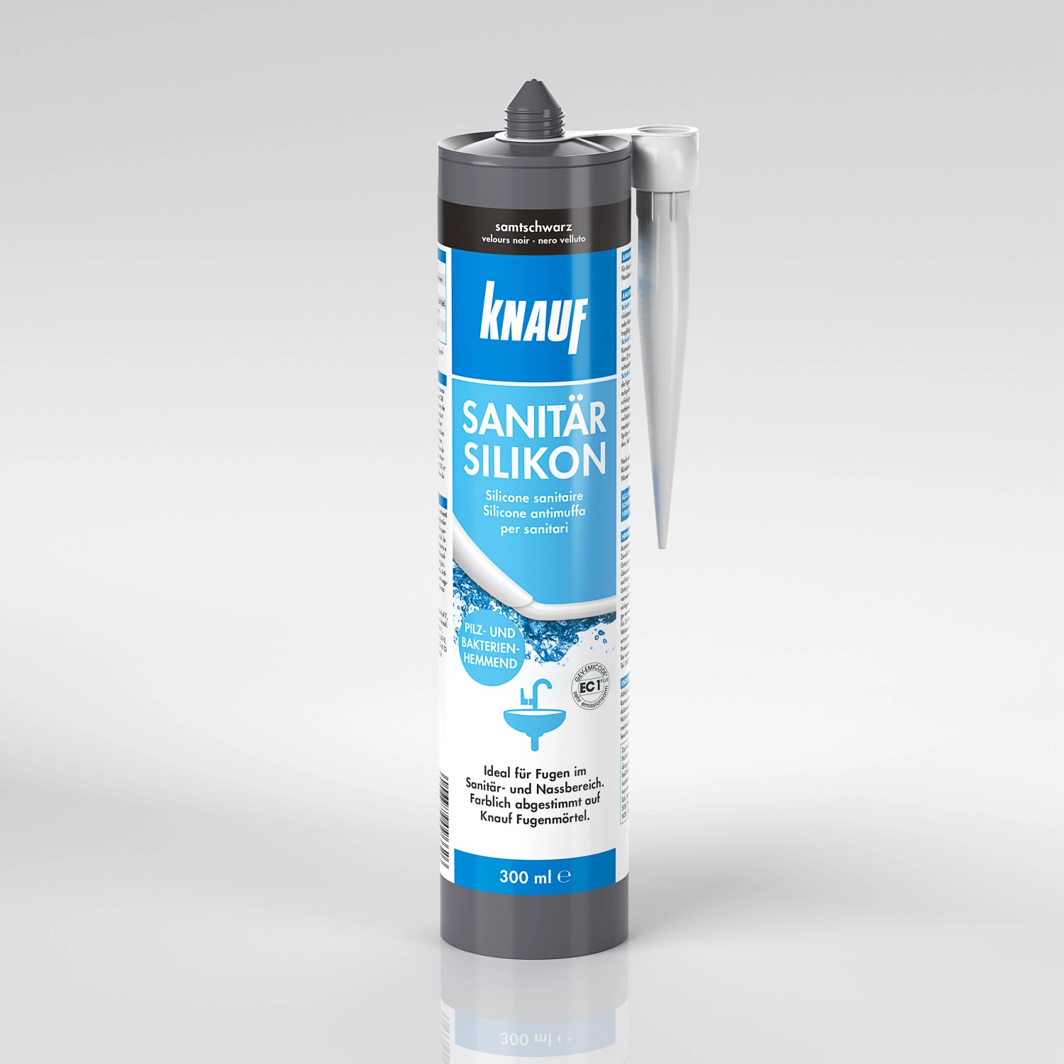 Knauf Sanitär-Silikon Samtschwarz 300 ml