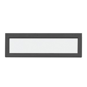 Feststehendes Fenster, 150x45 cm, Light Grey, für Weka Gartenhaus Batu.