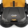 Stiga Kehrmaschine SWP 355, 55cm Reinigungsbreite, mit rotierenden Bürsten.