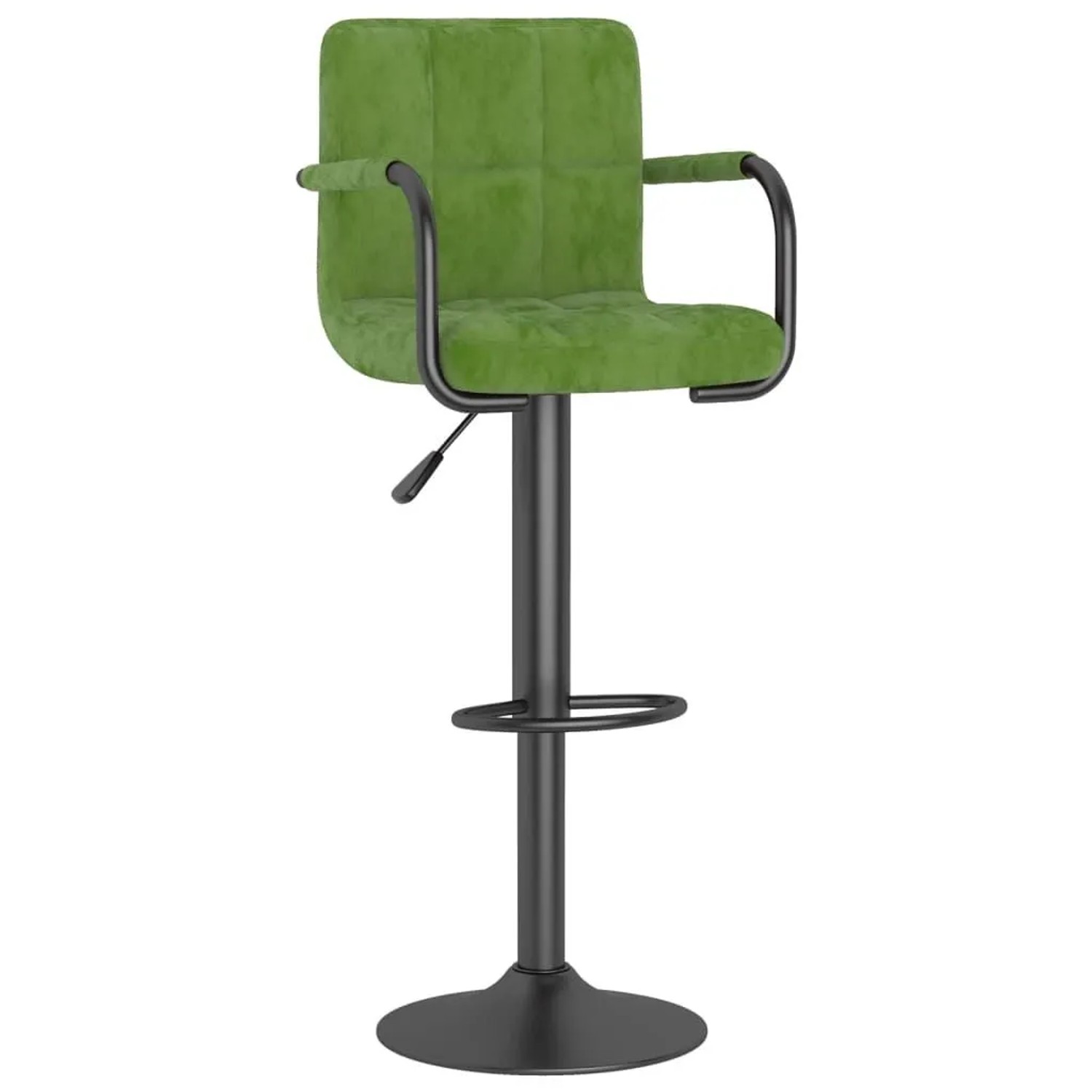vidaXL Barhocker Hellgrün Samt 334650