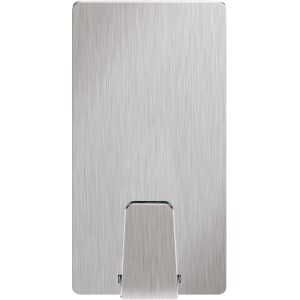 Tesa Selbstklebehaken Waterproof Edelstahl, 2er-Set. Klebehaken für Bad und Küche.