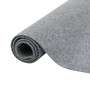 Grauer Snapstyle Kunstrasen Rasenteppich Kingston, gerollt, mit Noppen für Drainage.