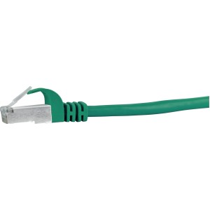 Grünes Schwaiger CAT 6 Netzwerkkabel, 1 m, für schnelle Datenübertragung im Heimnetzwerk.