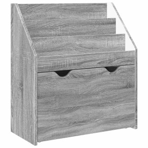 vidaXL Kinderregal Graues Sonoma 60 x 29,5 x 69 cm Holzwerkstoff 892395
