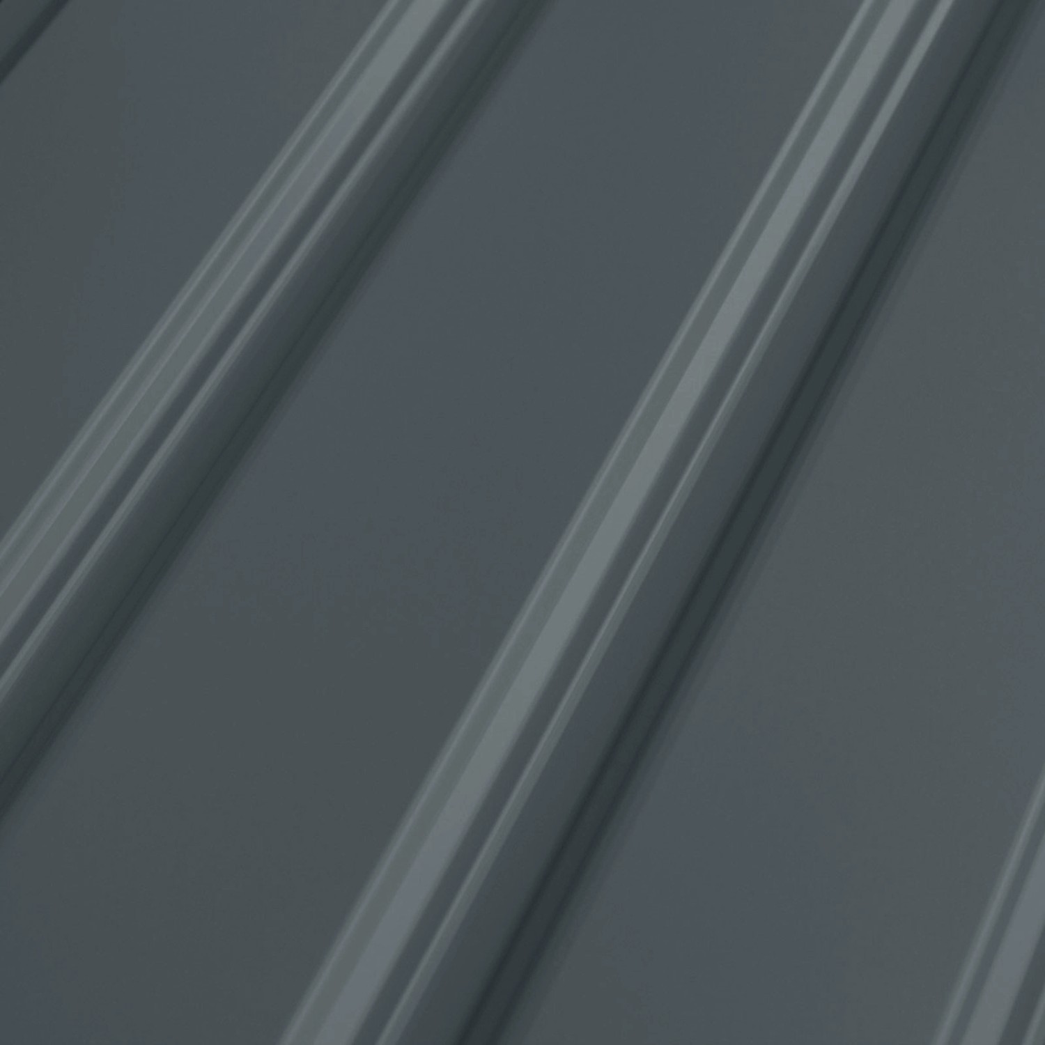 Detailansicht: Graues Metalldach des Hattoro S100 Gerätehauses.