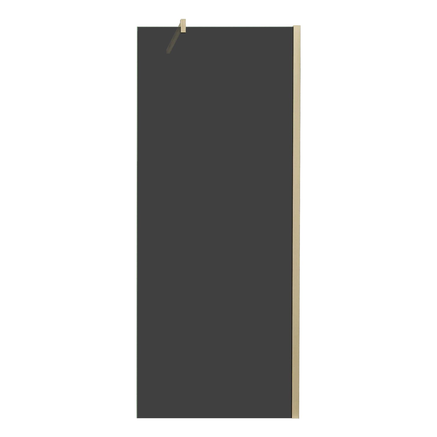 AICA Goldrahmen Walk In Duschtrennwand B.110cm x H.200cm Duschwand mit Glas günstig online kaufen