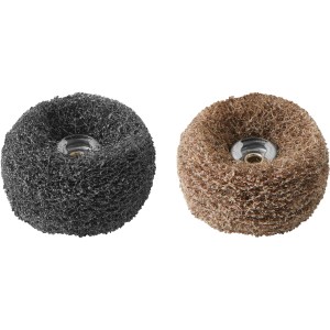 Dremel Feinschleifscheiben-Set SC511DM, Körnung 180/280, für Miniaturwerkzeuge, zwei Schleifscheiben.