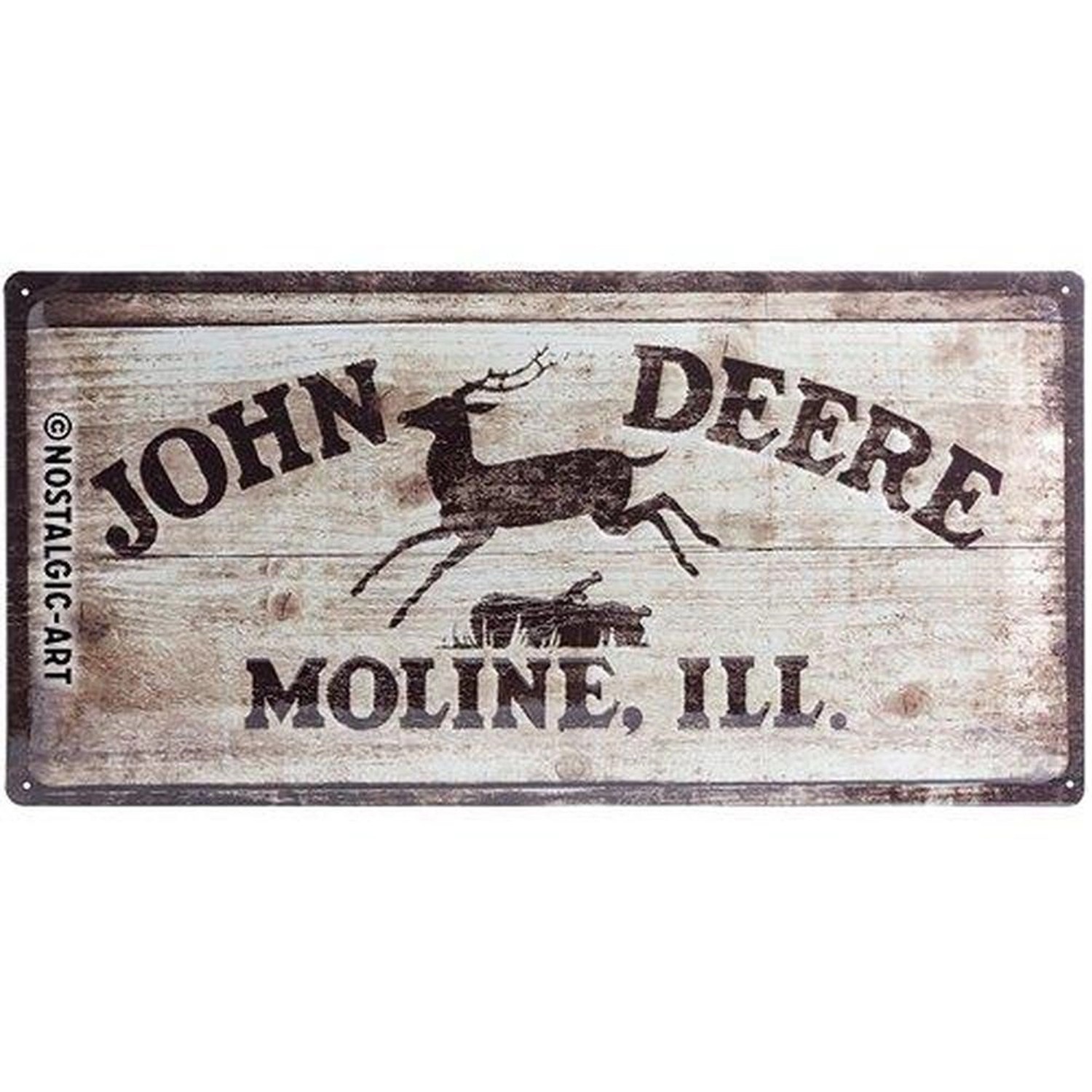 Nostalgic-Art Blechschild 25 x 50cm - John Deere - Logo 1937 günstig online kaufen