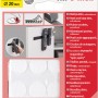 Fix-o-moll Klettpunkte, 8er Set, selbstklebend, 20 mm, zum einfachen Befestigen von Gegenständen.
