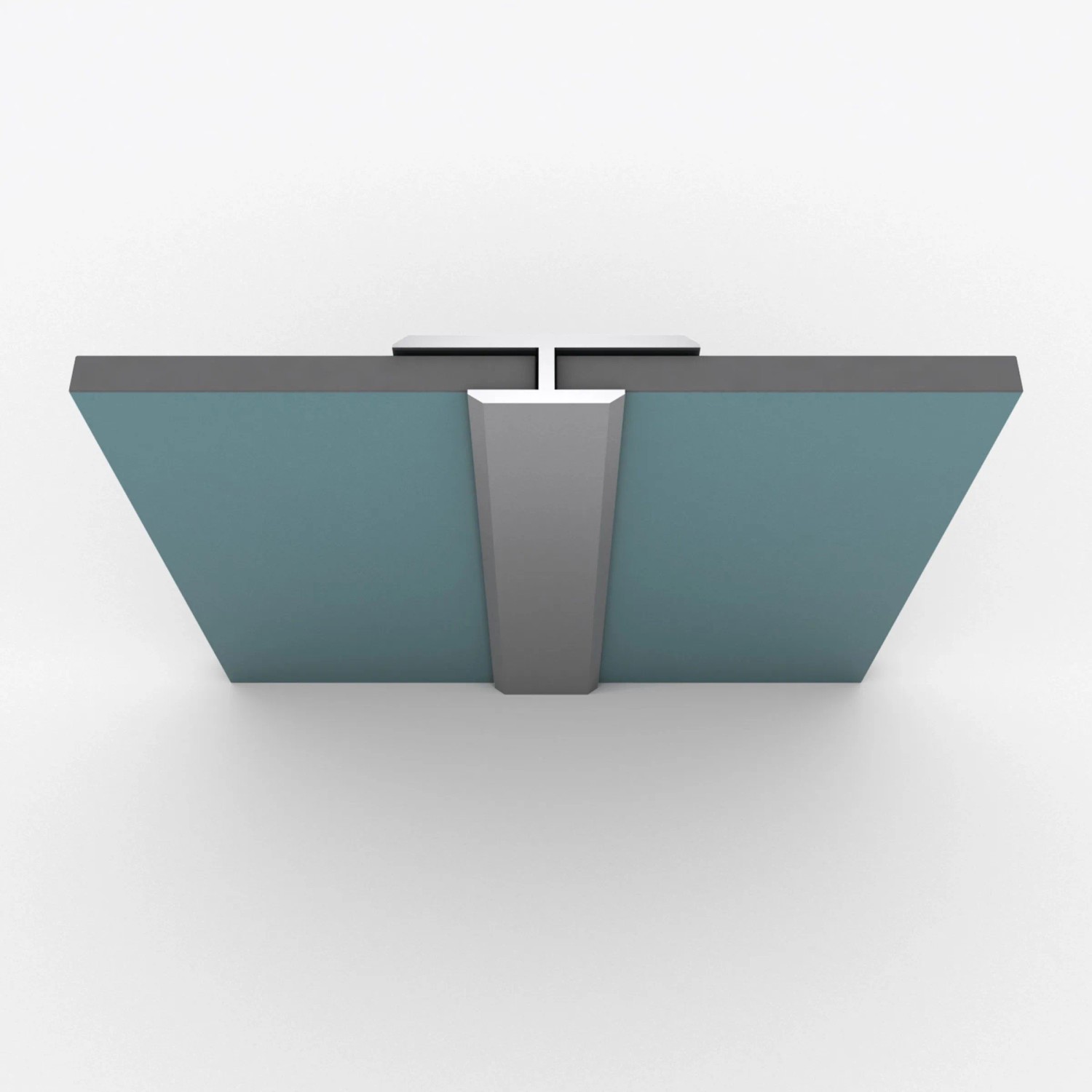 Aurlane Verbindungsprofil Chrom mit Aluminium Profil 0,2 cm x 0,5 cm x 210 cm