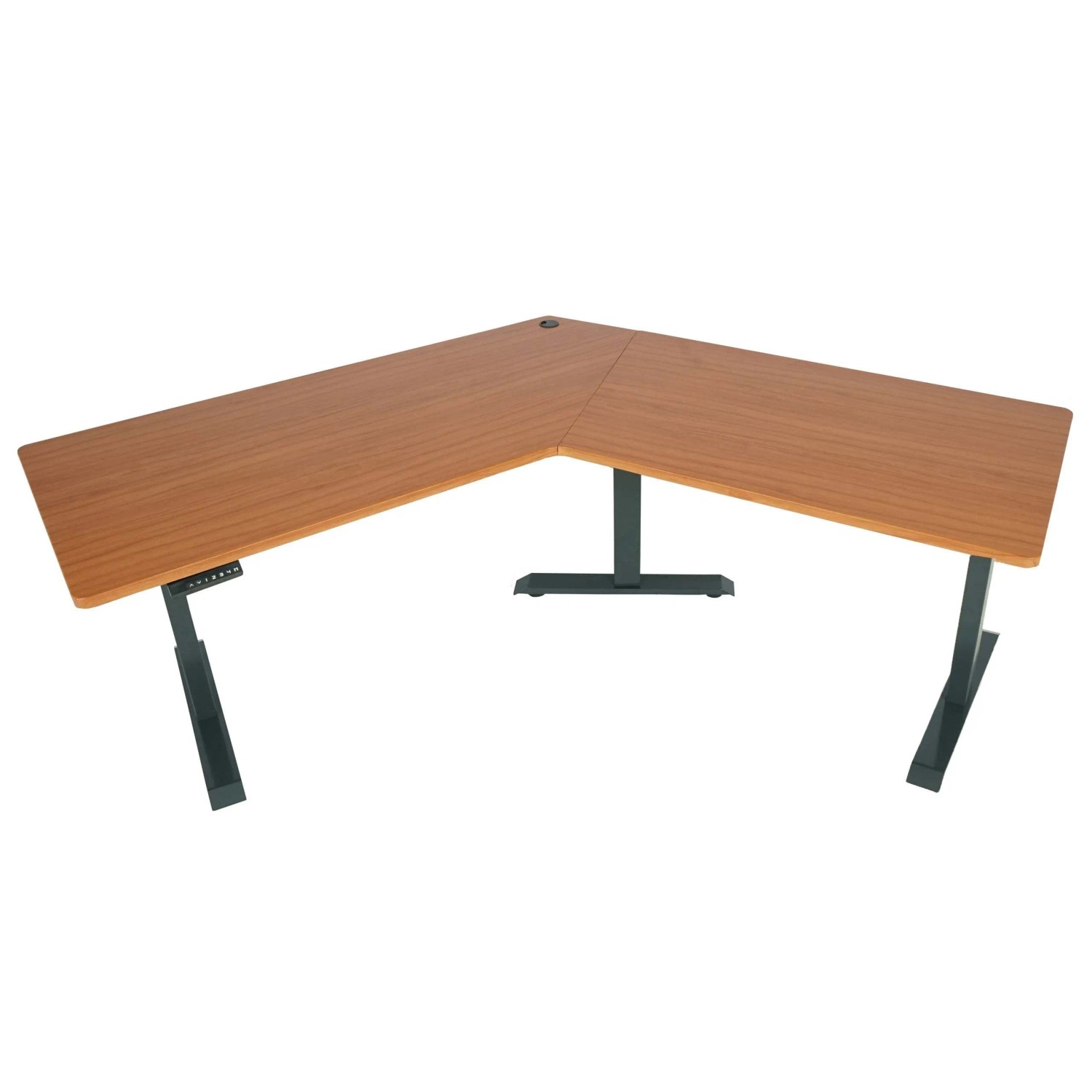 MCW Schreibtisch D40 120° Natur Anthrazit-Grau