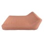 Aufblasbare Best Doppelliege Vivero in Terracotta, ideal für Garten & Terrasse.