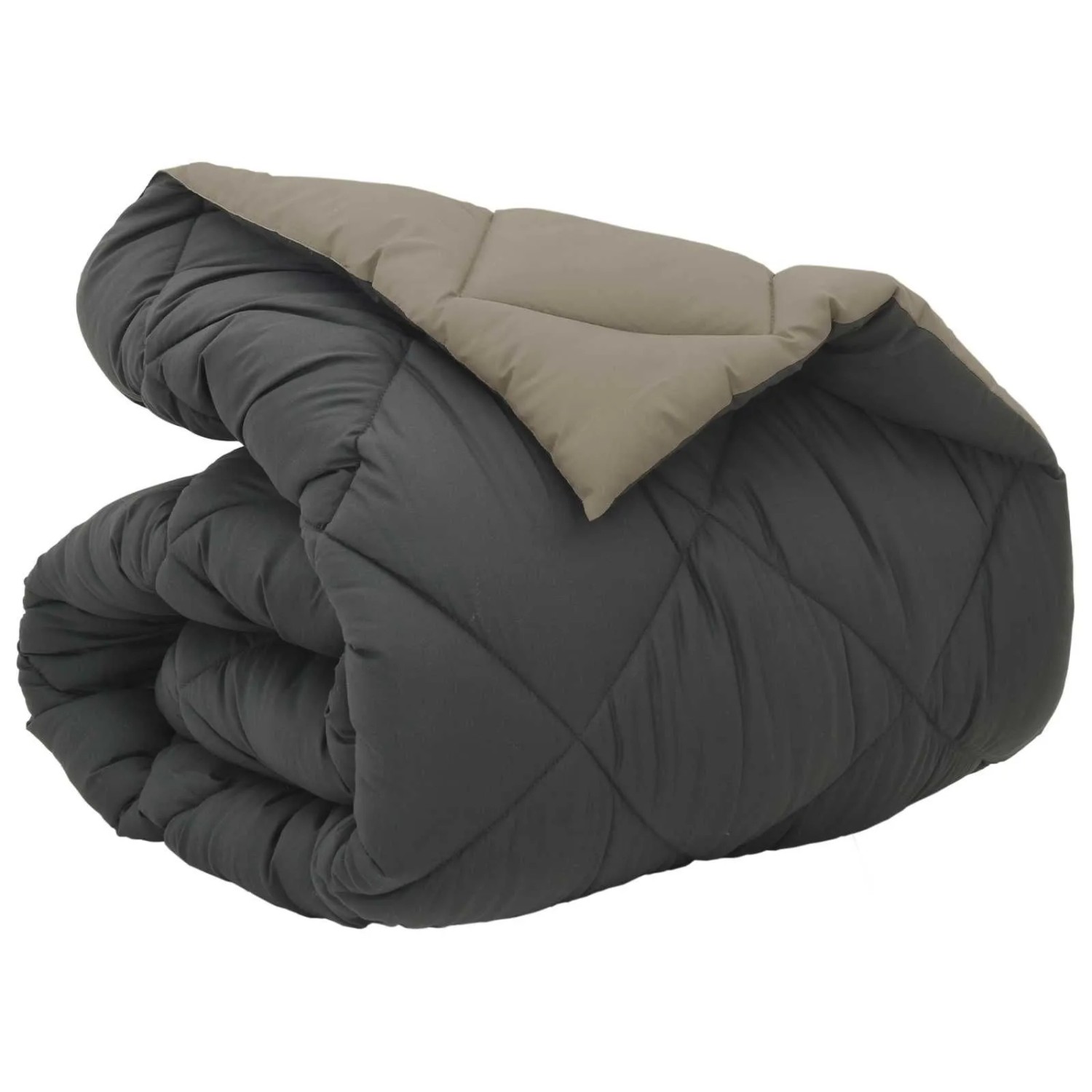 vidaXL Winterbettdecke Hellgrau und Anthrazit 200 x 155 cm Mikrofaser 42025 günstig online kaufen