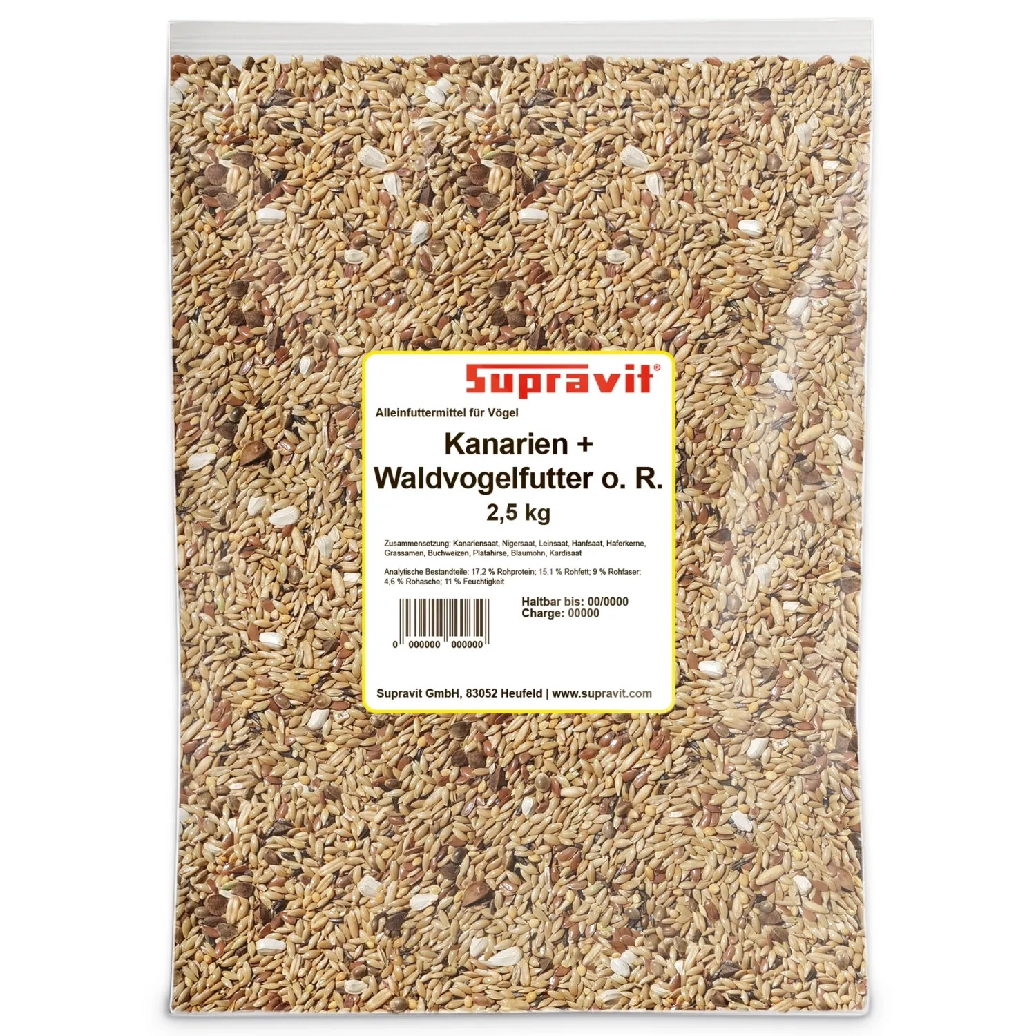 Supravit Kanarienfutter & Waldvogelfutter ohne Rübsen
