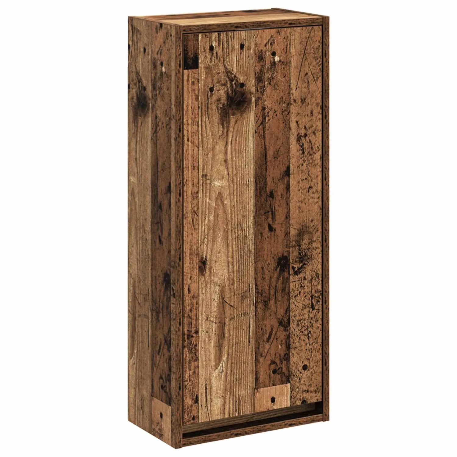 vidaXL Wandmontierte Waschbecken-Vanität Altholz 35 x 20 x 81 cm 890766