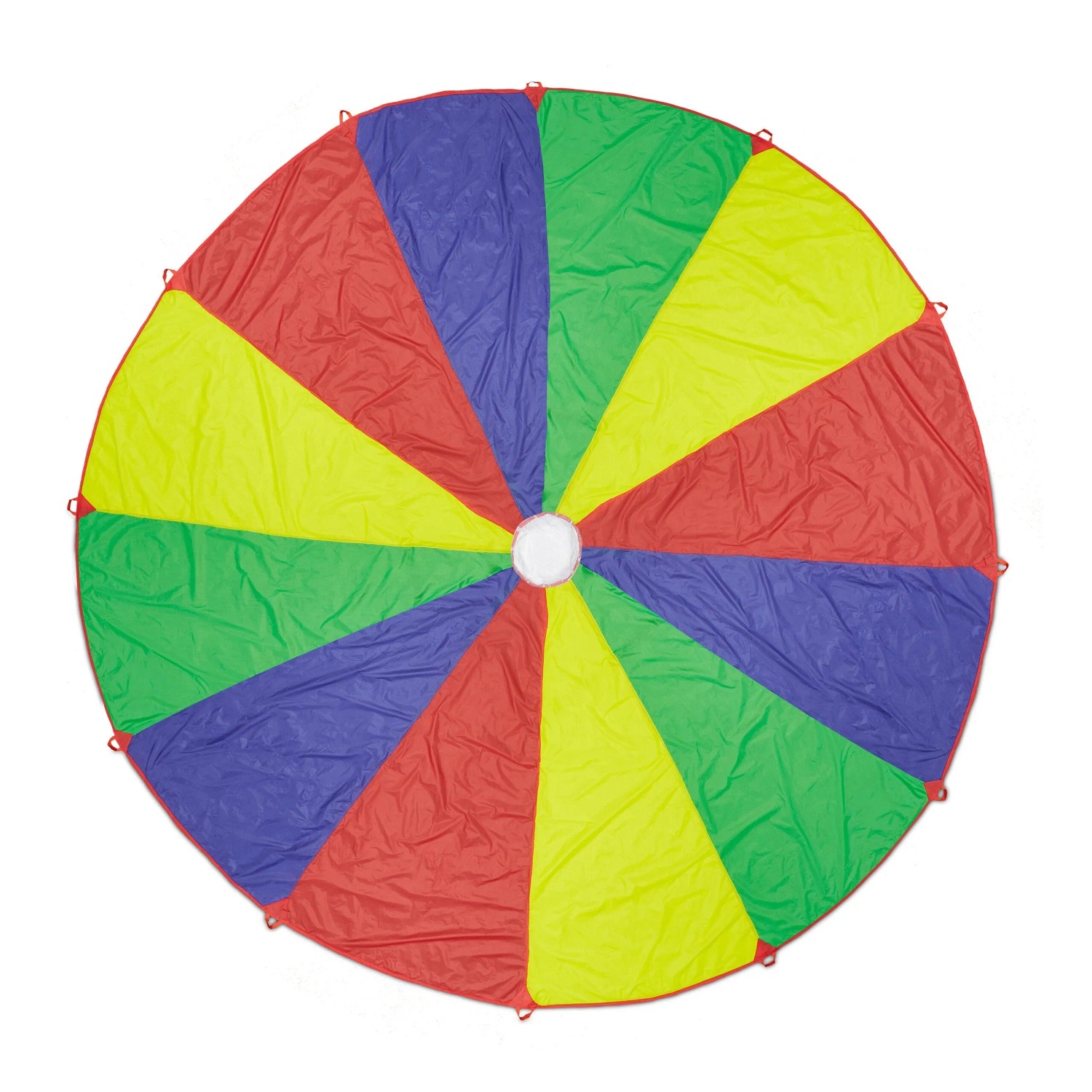 Relaxdays Schwungtuch Polyester Bunt XXL für 12 Spieler ø 6 m 1,4 kg