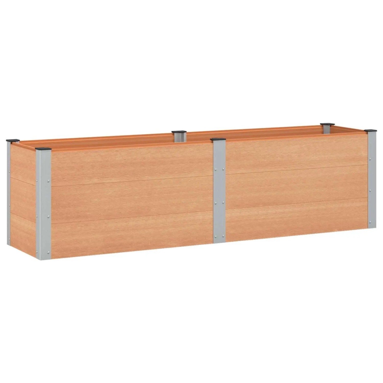 vidaXL Hochbeet Braun 200 x 50 x 54 cm 42039004