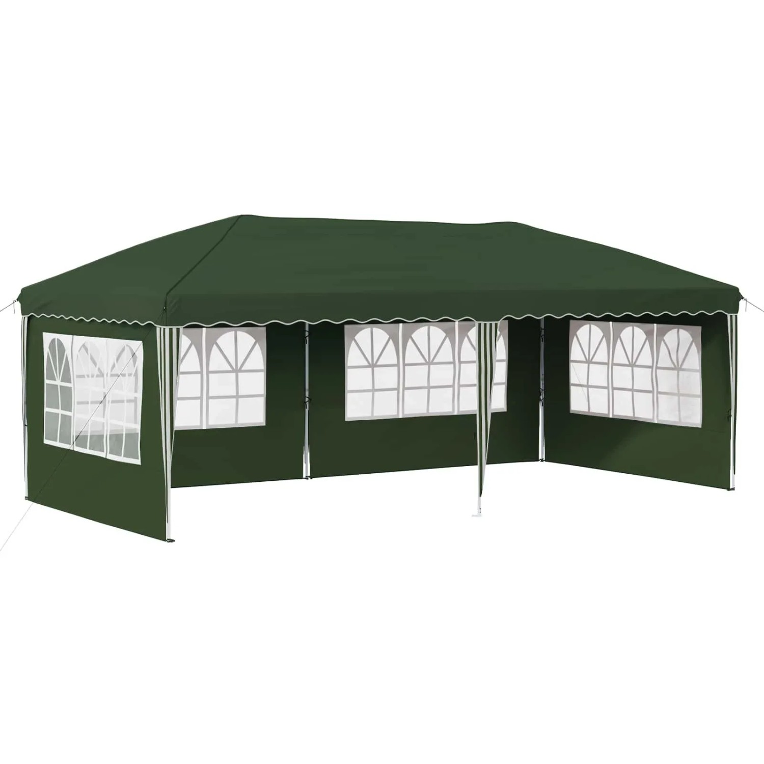 vidaXL Pop-Up Partyzelt 575 x 289 x 245 cm Grün 42019794