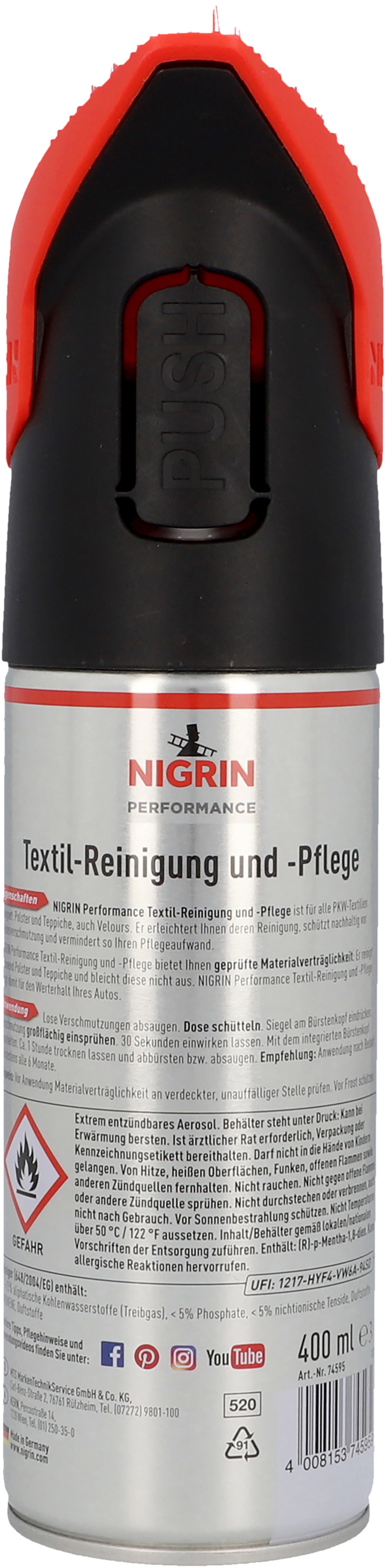Nigrin Textil-Reinigung und -Pflege 400 ml kaufen bei OBI