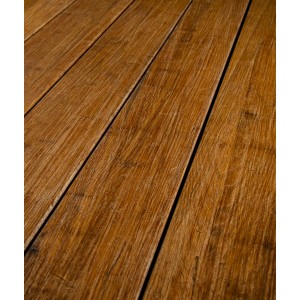 CoBAM® Terrassendielen Vintage Coffee, braune Bambus-Holzoptik mit Maserung.