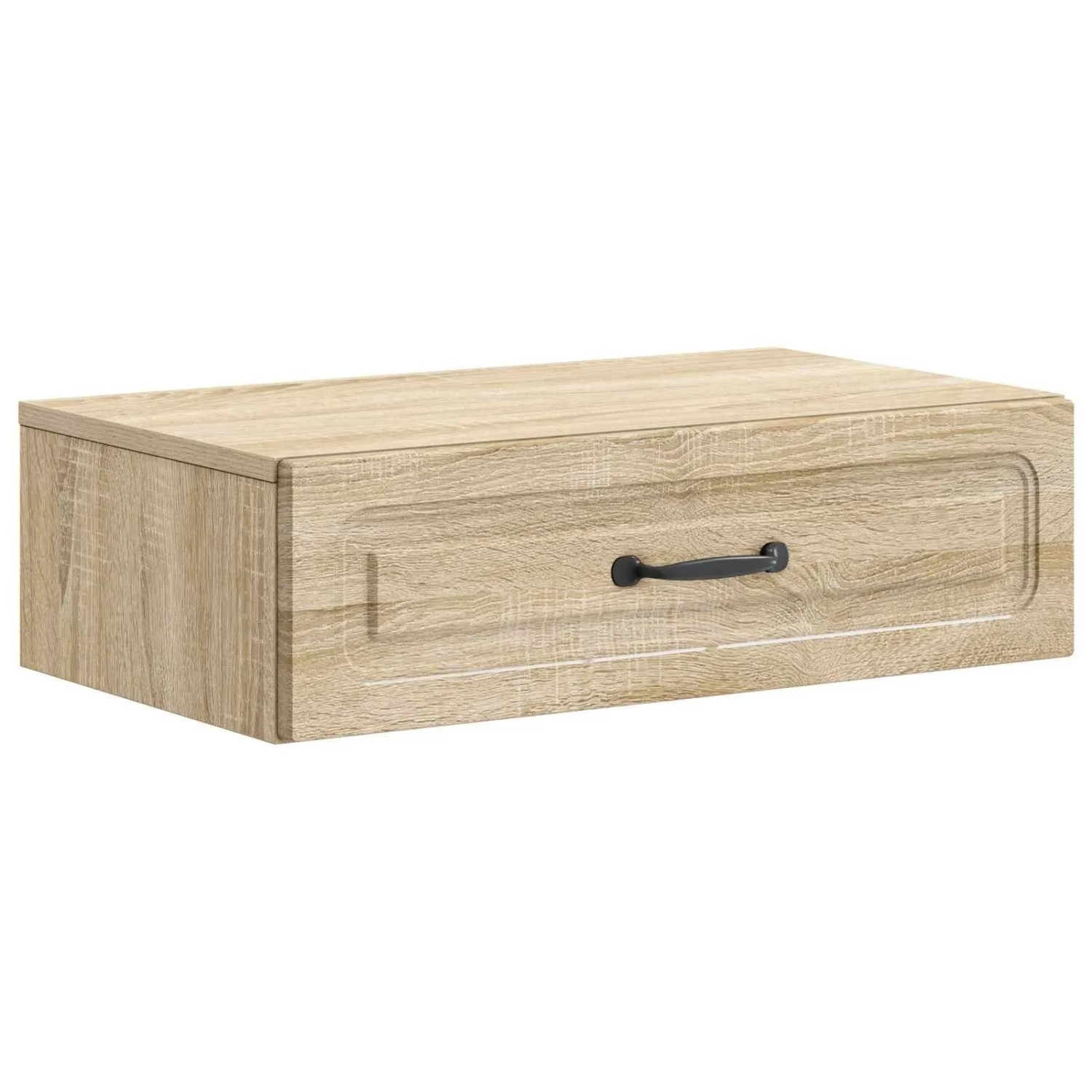 vidaXL Wandmontierter Beistelltisch Sonoma-Eiche 59 x 34,5 x 17 cm 899337