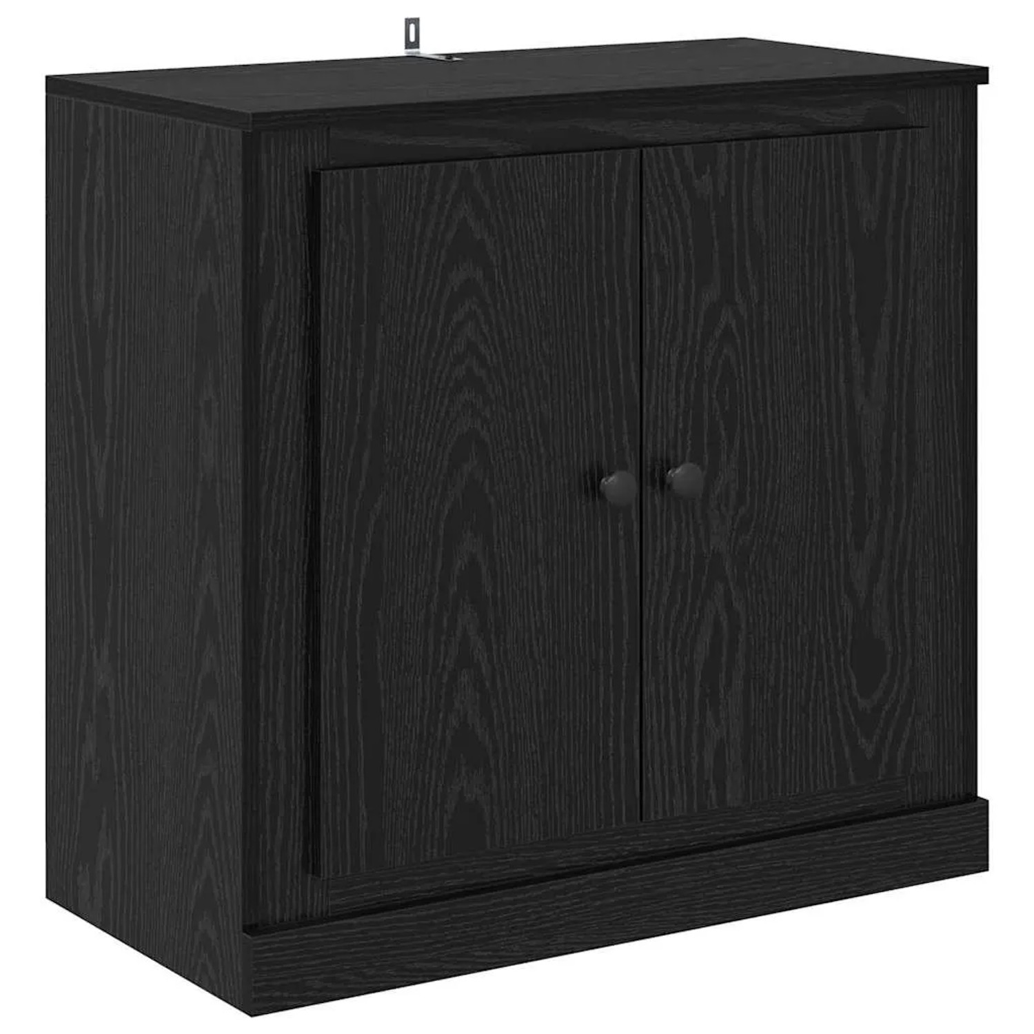 vidaXL Sideboard Schwarz Eichen-Optik 70 x 35,5 x 67,5 cm 881345