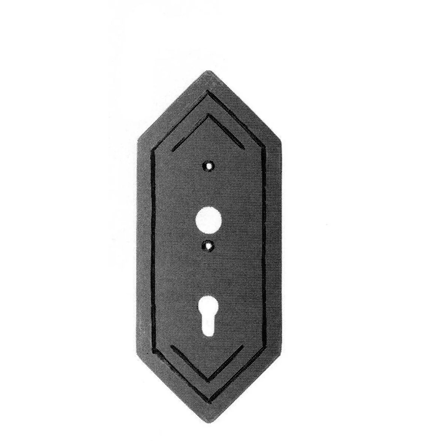FeNau Schlossplatte Maße 80x295x4 mm Stahl S235JR Roh