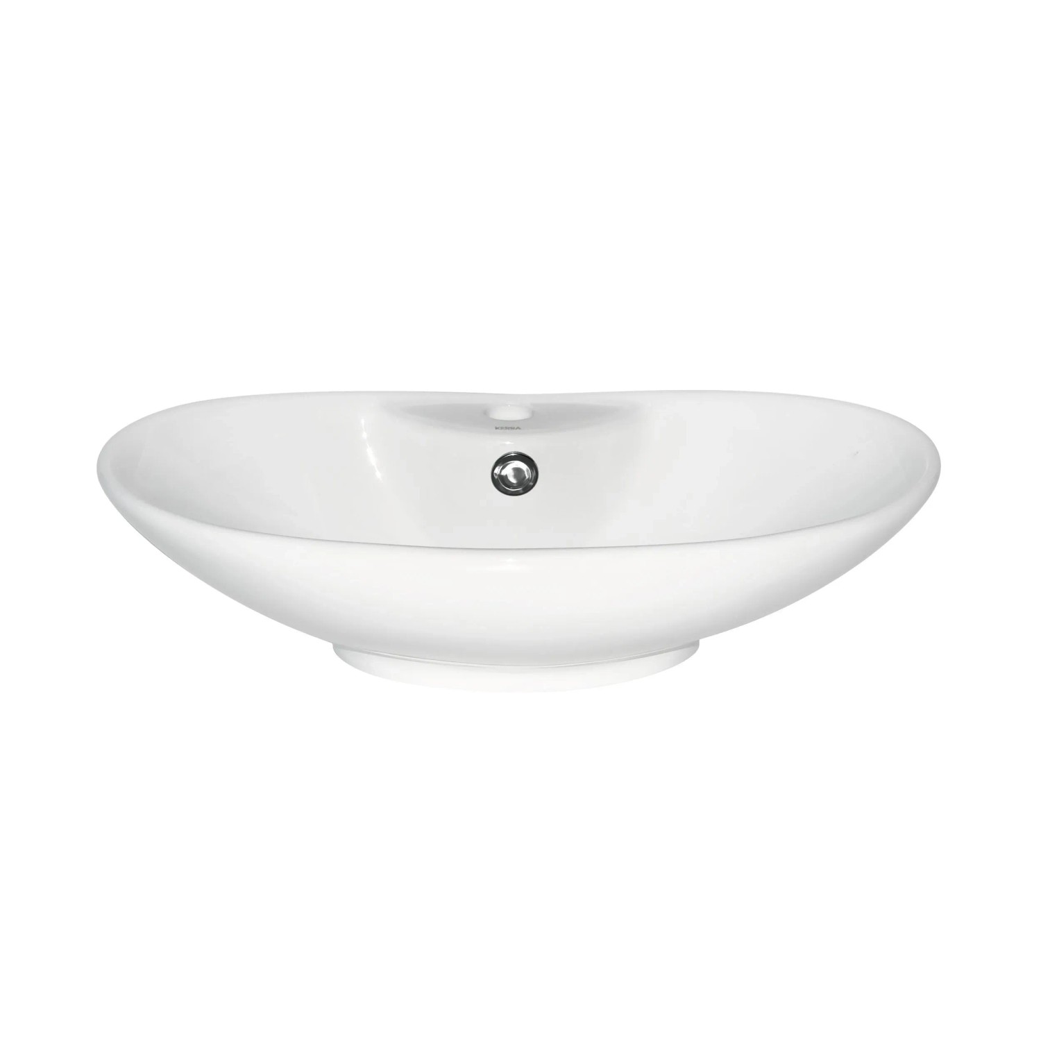 Kerra Aufsatzwaschbecken KR-139 Weiß Glänzend