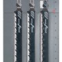 Bosch Stichsägeblätter T 344 D Speed for Wood, 3er-Pack für Holz bis 100mm Stärke.
