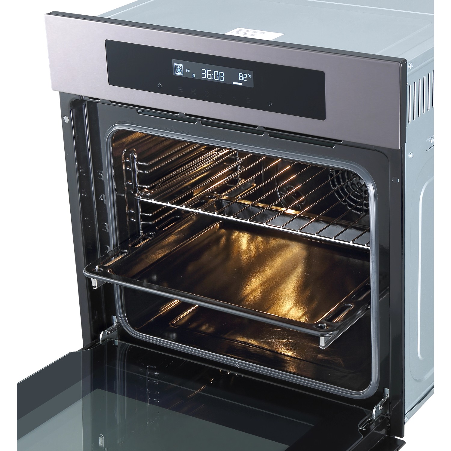 Respekta Backofen-Hauben Set EBDH-SET42060BS 60 cm Black Steel günstig online kaufen