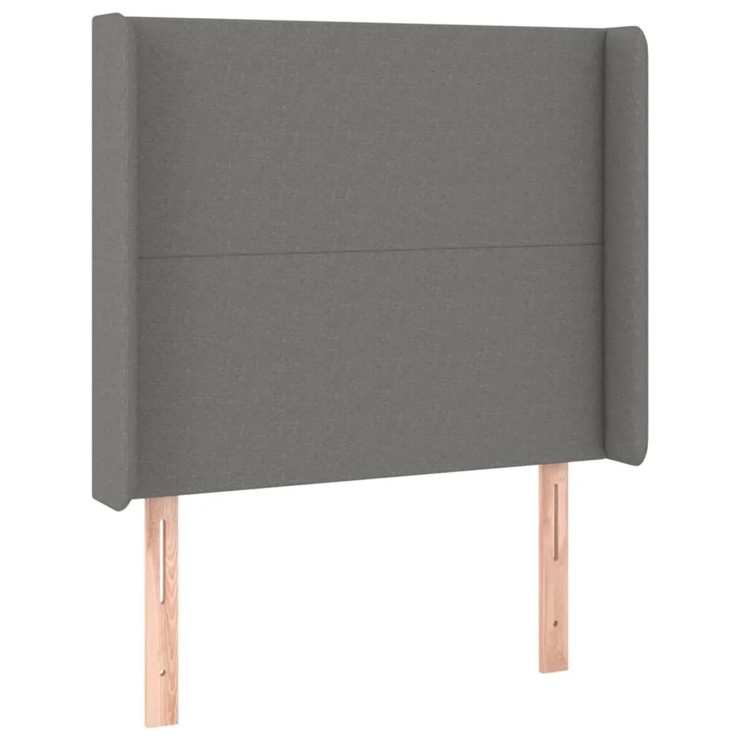Boxspringbett vidaXL, dunkelgrau, 80x200 cm, Stoffbezug und Kopfteil. Bett für erholsamen Schlaf.