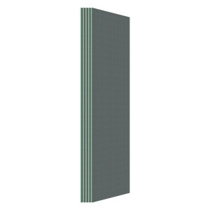 5er-Pack AICA Bauplatten, 2500x600x25mm, XPS Hartschaum, ideal als Dämm- und Ausgleichsplatte.