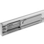 Silberner SOTECH Vollauszug 350 mm mit Push-Open Mechanismus für grifflose Schubladen, 35 Kg Tragkraft.