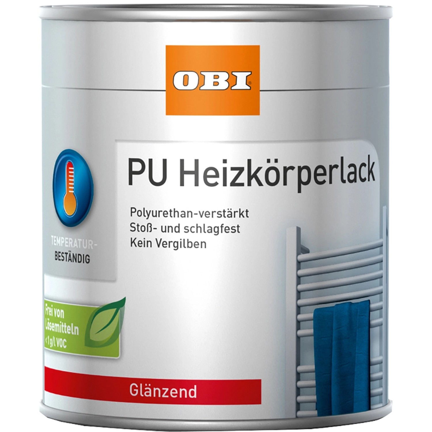 OBI PU Heizkörperlack Weiß glänzend 2 l günstig online kaufen