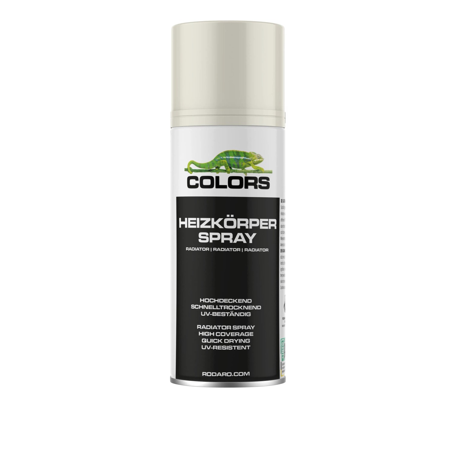 COLORS Spraylack Heizkörperlack RAL9001 Cremeweiss Hochglanz 400 ml