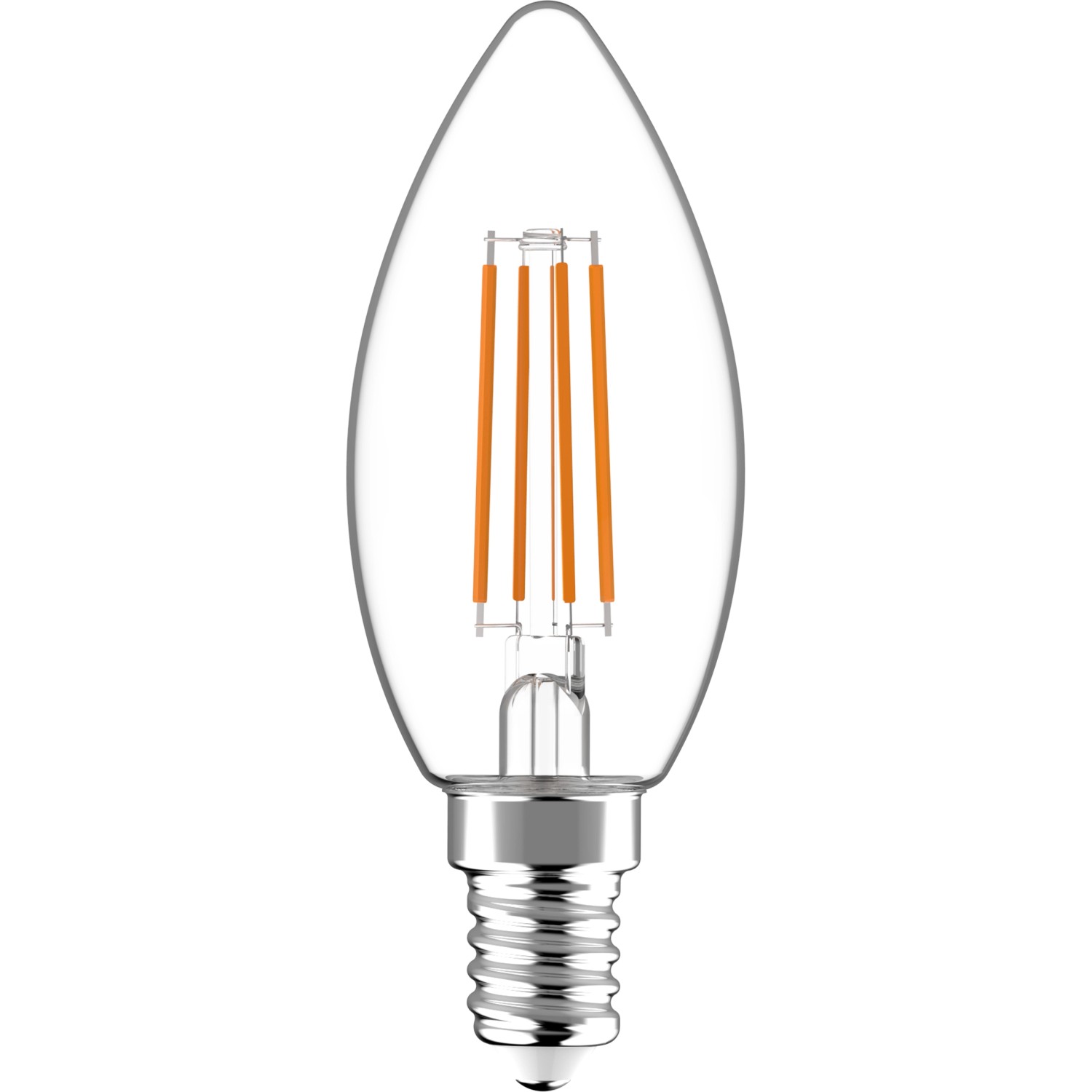 LED-Leuchtmittel Filament E14 Kerzenform C35 4,5W 470 lm Ø 3,5 cm x 9,7 cm