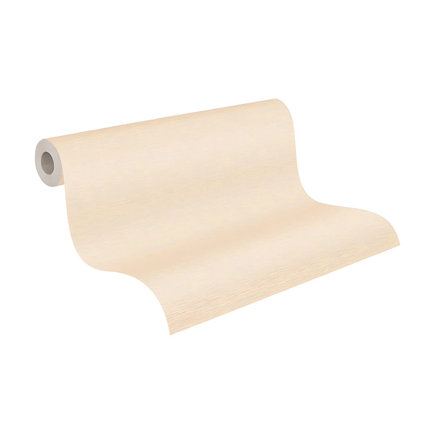 Rolle PROFHOME Vliestapete 306896-GU, Uni Matt Creme, leicht strukturiert.