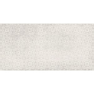 Cersanit Wandfliese Trako, grau-matte Steingutfliese mit Muster, 29,8x59,8 cm.