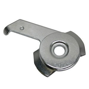 Gardinia Deckenträger für 3-läufige Flächenvorhangschiene, silberfarben, 2er-Pack.