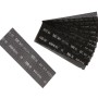LUX Gitterleinen 10er Pack, 93x280mm, Körnung K100, Zubehör für Schwingschleifer.