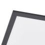 Dimmbares Lindby LED Panel Nelios in Schwarz, quadratisch, mit Leselampe.