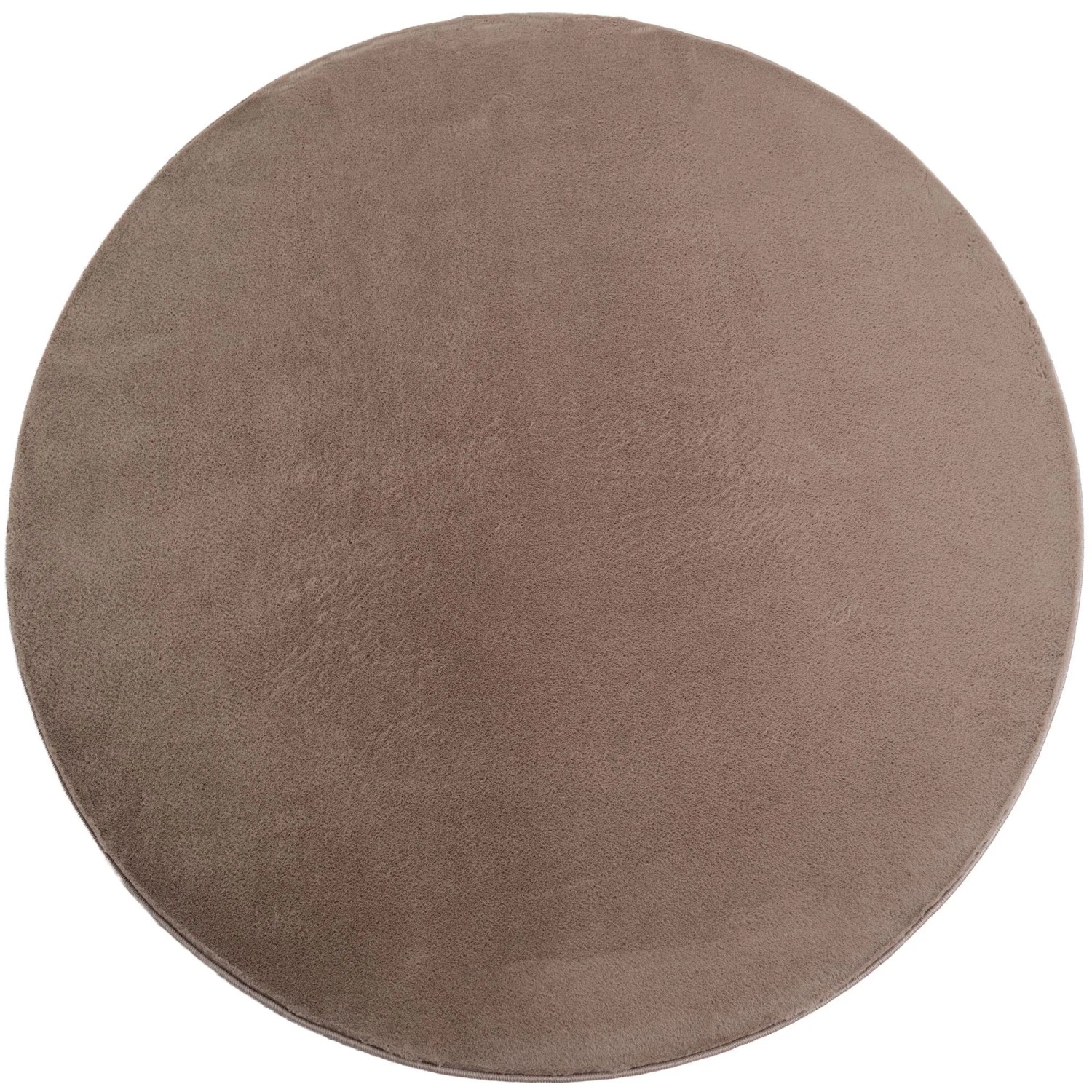 Ayyildiz Kurzflorteppich Joy 1400 Mocca Ø 120 cm