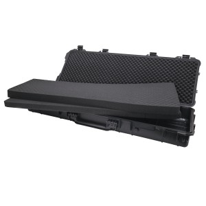 HMF ODK200 Outdoor-Koffer Gewehrkoffer Rasterschaumstoff 113 x 42 x 16 cm