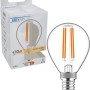 E14 LED-Filament Leuchtmittel Globe G45, 4,5W, 470lm, Ø 4,5cm. Warmweißes Licht.