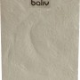 Beiger baliv Cosy Wave Zahnputzbecher aus Beton mit strukturierter Oberfläche.
