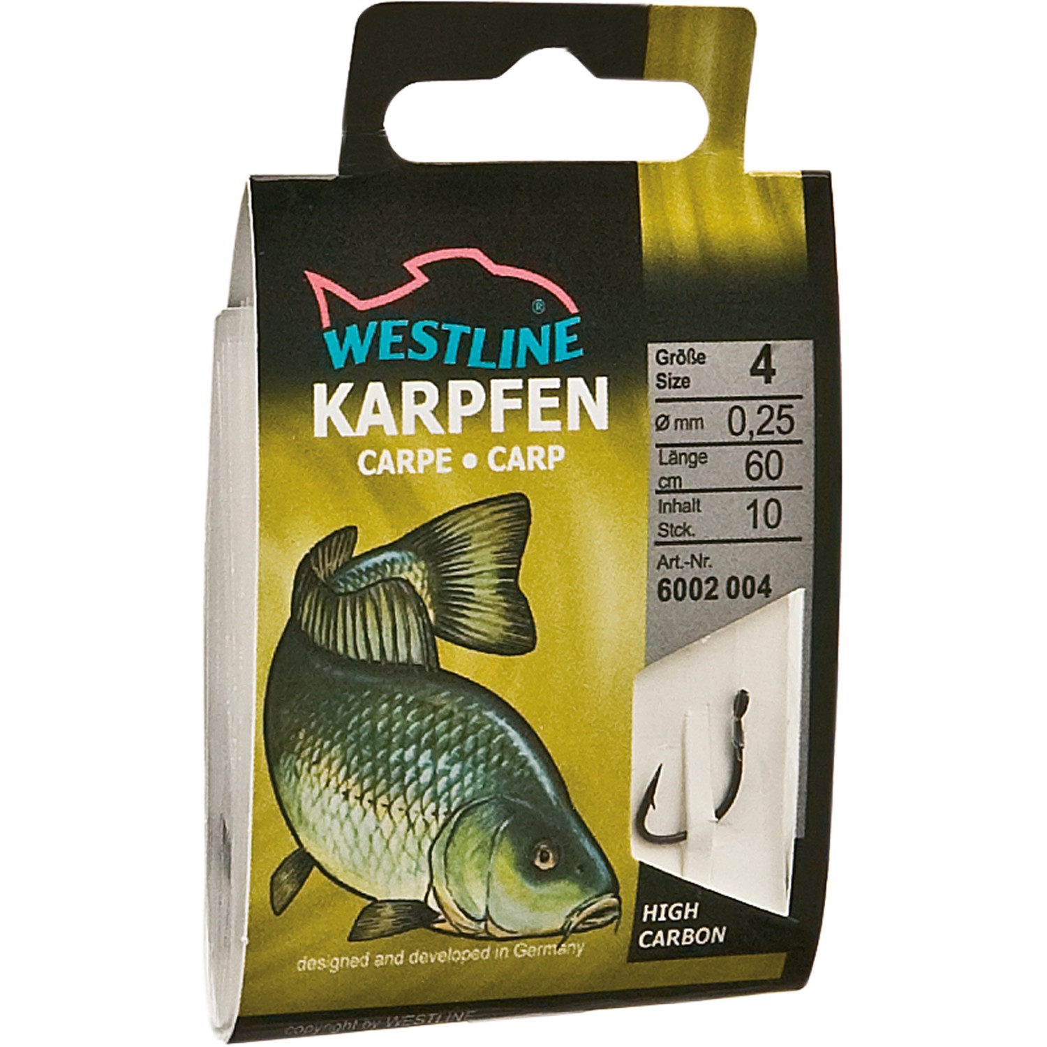 Westline Karpfenhaken geb. Gr. 4