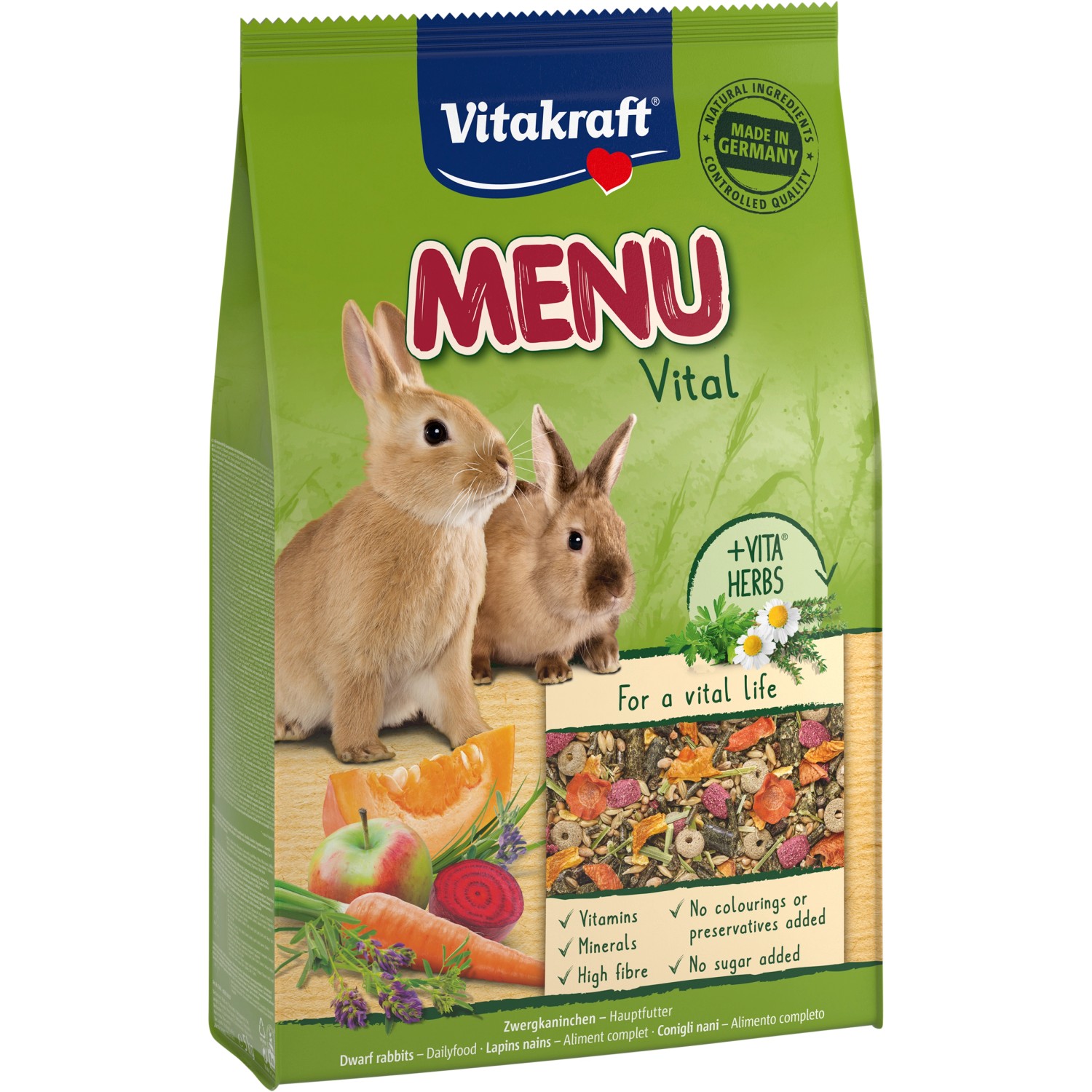 Vitakraft Kaninchenfutter Menu Vital 5 kg