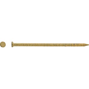 Hellbrauner LUX Paneelstift, 1,8 x 40 mm, geriffelter Schaft, geeignet für Holz- und Kunststoffpaneele.